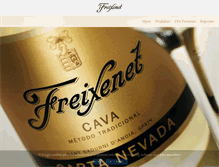 Tablet Screenshot of freixenet.dk